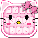 Thème de clavier rose Kitty APK