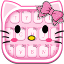 Pembe Kitty Klavye Teması APK
