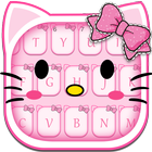 Pembe Kitty Klavye Teması simgesi