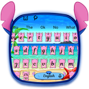 Pink Monster Keyboard Theme APK
