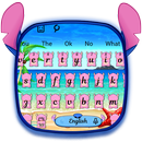 Pink Monster Keyboard Theme aplikacja