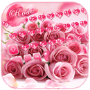 Pink Rose Keyboard Theme APK