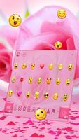 pink petal rose keyboard love flower romance screenshot 1
