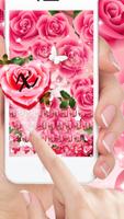 پوستر Pink Rose Keyboard