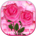 Pink Roses Shine Keyboard