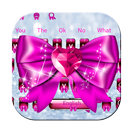 Pink Shiny Bowknot Keyboard APK