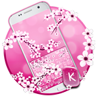 Pink Summer Flower Keyboard Theme biểu tượng