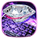Lila Diamant-Tastatur APK