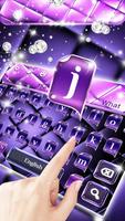 Purple Diamond Keyboard capture d'écran 1
