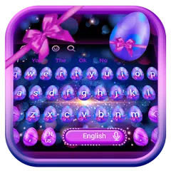 Скачать Фиолетовая клавиатура APK