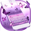 Purple Dream Butterfly Keyboard