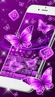 Neon Purple Butterfly screenshot 1