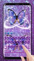 Purple Sparkling Butterfly Keyboard gönderen