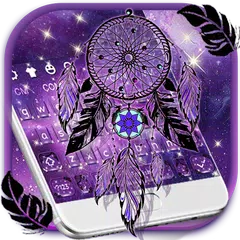 Purple Galaxy Dream Catcher Keyboard アプリダウンロード