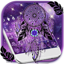 Purple Galaxy Dream Catcher Keyboard APK