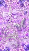 Clavier Papillon Violet Paris capture d'écran 1