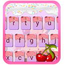 waffle ice cream keyboard purple APK