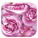 Clavier waterdrops rose APK