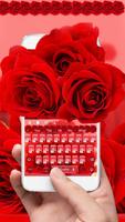 Romantic Red Rose Keyboard اسکرین شاٹ 1