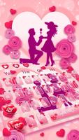 Romantic Valentine Day Keyboard poster