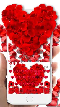 Screenshot 1 for Rose Valentine's Day Keyboard