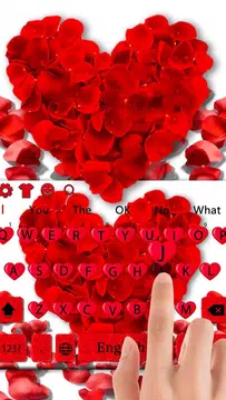 Screenshot 2 for Rose Valentine's Day Keyboard
