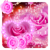 Rose Diamond Wedding Keyboard icon