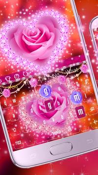 Rose Diamond Wedding Keyboard poster