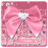 Rose Gold Diamond Bow Keyboard icon