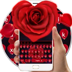 Rose Petals Keyboard Theme APK 下載