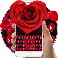 Rose Petals Keyboard Theme APK download