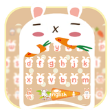 Rabbit Eat Carrot Keyboard आइकन