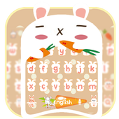 Rabbit Eat Carrot Keyboard आइकन