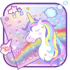 Rainbow Unicorn Keyboard Theme APK download
