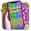 Rainbow Colors Sequin Keyboard Theme