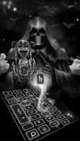 Reaper Hourglass Keyboard Theme Plakat