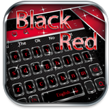 Red Black Shiny Keyboard icon