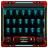 red robot keyboard blue neon APK