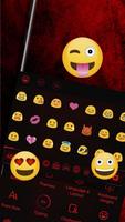 Red Black Theme Keyboard screenshot 2