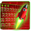 red green rocket keyboard space light