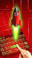 red green rocket keyboard space light imagem de tela 2