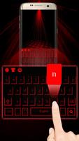 red laser tech keyboard future neon light screenshot 1