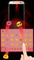 red laser tech keyboard future neon light screenshot 2
