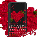 Kırmızı Gül Klavye Teması APK