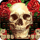 Red Rose Skull icon