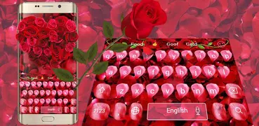 Rose petal keyboard