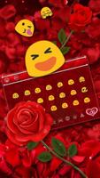 Red Rose Flower Keyboard capture d'écran 2