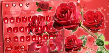 Red Rose Keyboard Theme