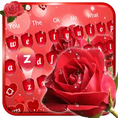 Red Rose Keyboard Theme