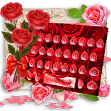 Red Rose Flower Keyboard Theme icon